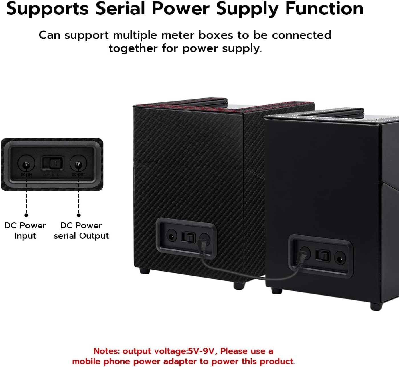 Mcbazel Mcbazel Watch Winder for Automatic Watches, Double Automatic Watch Winder Box with Quiet Japan-made Motor, Automatic Watch Display Storage Rotation Wristwatch Box with 2 Slots (Black PU Leather)