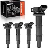 A-Premium Set of 4 Ignition Coil Pack Compatible with Toyota Corolla 2009-2010, Camry 2002-2011, RAV4 2001-2008, Highlander 2