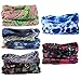 Oureamod Wide Headbands for Men and Women Athletic Moisture Wicking Headwear for Sports,Workout,Yoga Multi Function (Pattern 2)