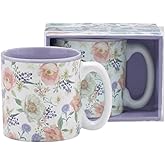burton+BURTON Mug Meadow Reverie Spring Floral, 13-Ounce, Ceramic, Multicolor