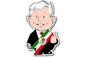 ARKWISDOM Amlo Lopez Obrador Amlito Presidente Precision Cut Decal | 2-Pack | Multiple Sizes (5.5x3.3)