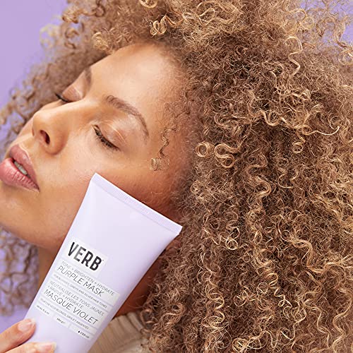 Verb Purple Hair Mask Vegan Toning Mask for Brassy Hair Brightening