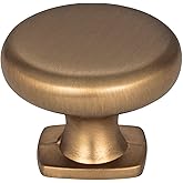 Jeffrey Alexander Belcastel 1 1-3/8" Diameter Mushroom Knob, Satin Bronze