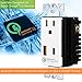 Top Greener TU1152QCAC3 USB C Outlet, 36W Quick Charge 3.0 USB Wall Outlet with Type-C USB, for Samsung Galaxy, LG G5, Nexus 6, iPhone X/8, Interchangeable Face Cover, 3.3ft USB-C Cable Included