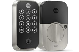 Yale Assure 2 Touch Deadbolt Lock, Satin Nickel Biometric Fingerprint Entry Door Lock with Digital Keypad for Code Entry (No Wi-Fi), YRD420-F-BLE-619