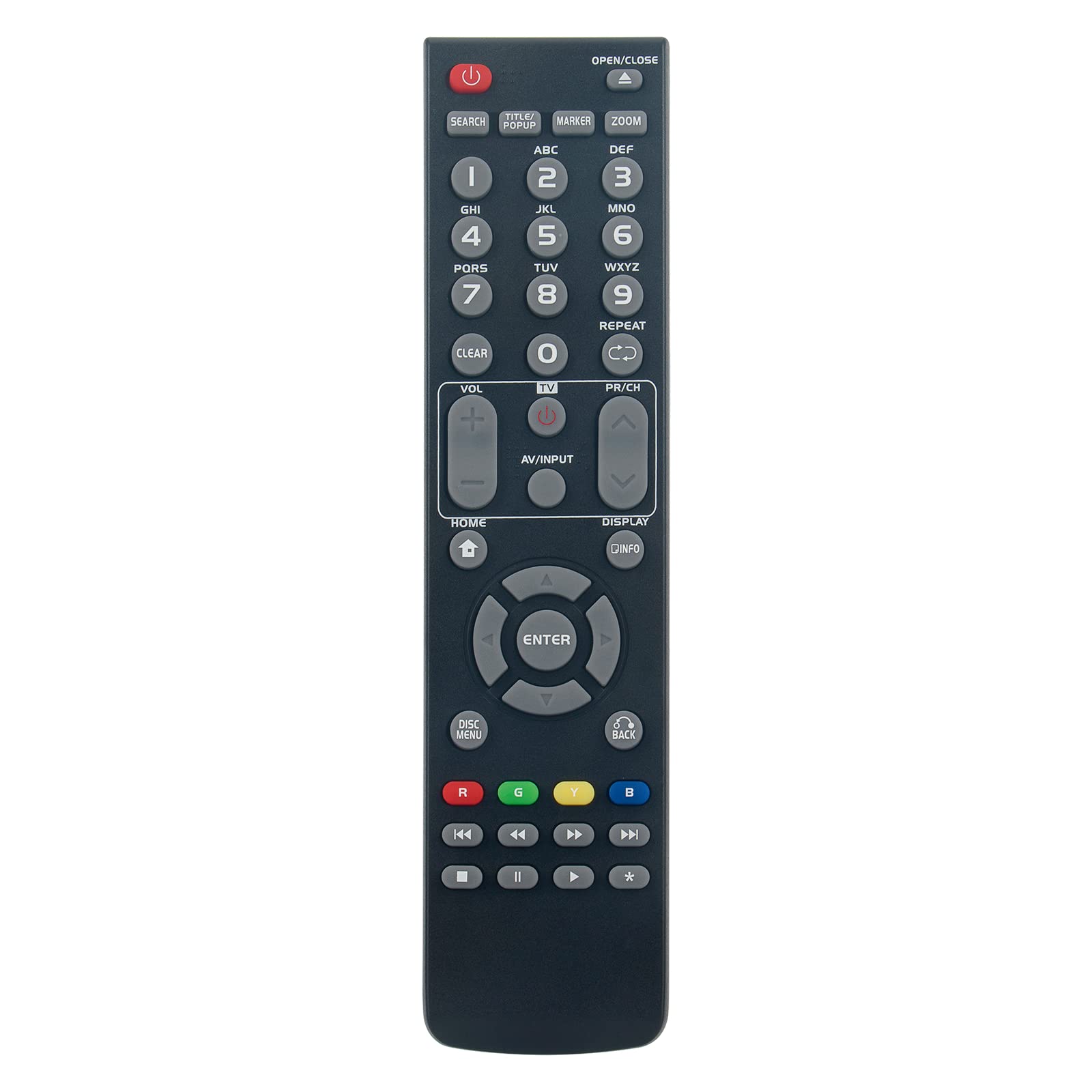 VINABTY AKB73375501 Replacement Remote Control AKB73375501 Blu-Ray Remote Control Replaced for LG AKB73375501 BD660 BP650 BD660N BD650K BD645 BD650 BD660K BD660C Blu-Ray Disc Player Remote Control