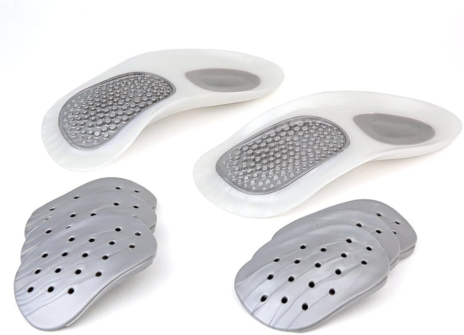 Solette Magnetiche In Gel Per Fascite Plantare - 2 Paia, Taglia 40-43, Comfort Assicurato - Foto 9