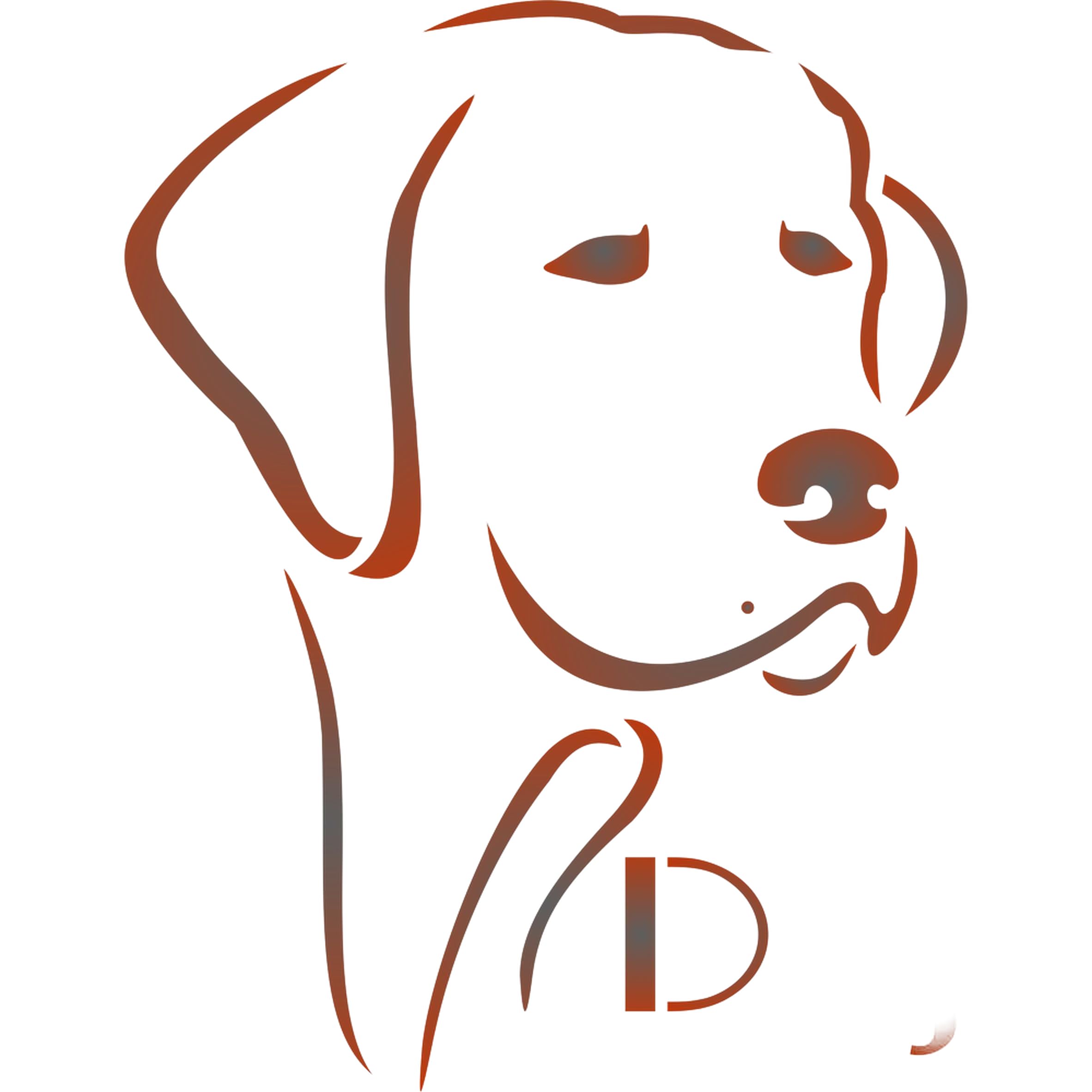 Dog Stencil - 16.5 x 21.5cm (L) - Reusable Pet Animal Wall Stencil Template