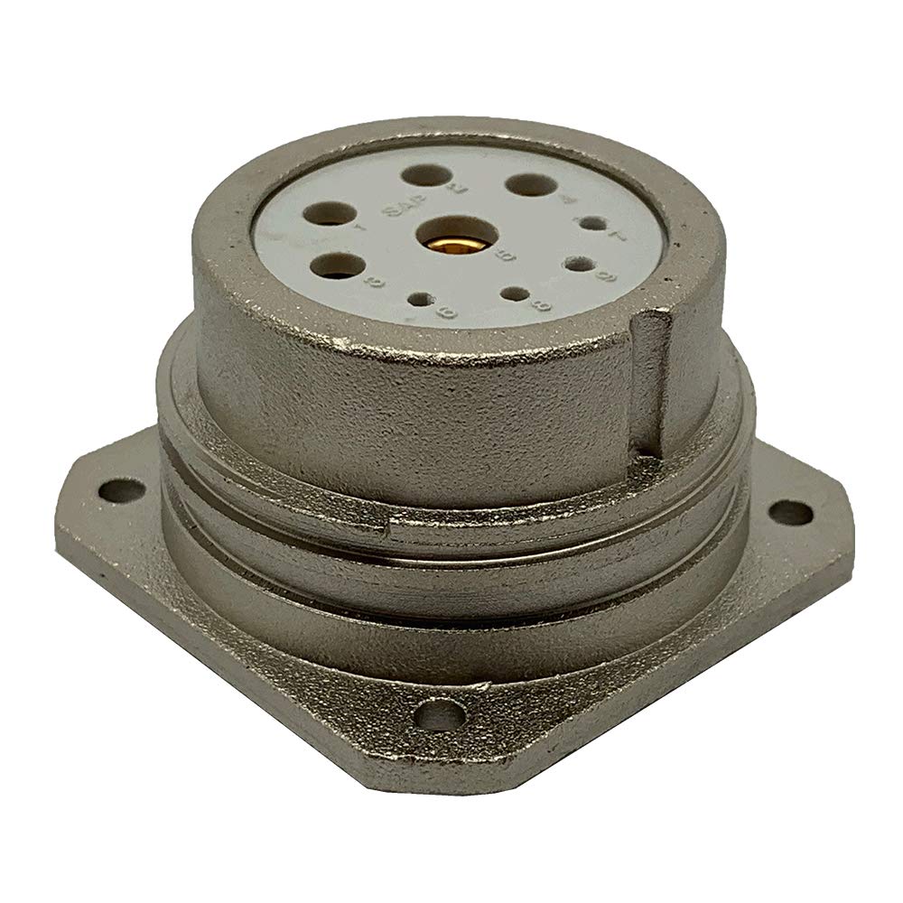 CEEP 920239J000S000 Circular Connector, Receptacle, 39J Insulator, Female, Panel Mount, Nickel Finish