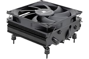 Thermalright AXP90-X47 Black Low Profile CPU Air Cooler, 47mm Height, TL-9015B SLIN PWM Fan, AGHP Technology, for AMD AM4/AM5