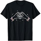 Heart Hands Taylor First Name Girl Vintage 70's 80's T-Shirt
