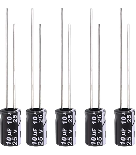Set of 10, Nichicon 105°C Electrolytic Capacitor 220uF 25V