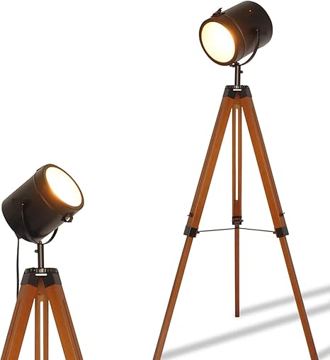nautical searchlight tripod floor lamp