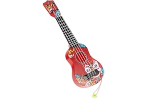 Garneck Ukulélé jouet imitation guitare garçon fille instrument de musique éducation précoce jouet Fo
