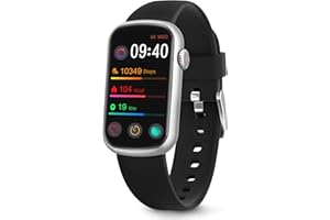 MorePro Fitness Tracker with Heart Rate Monitor, Blood Pressure Watch for Women, Waterproof Fitness Watch with Blood Oxygen Sleep Tracking, Activity Step Tracker Calorie Counter for Android iOS