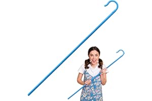 ZhouBoat Halloween Staff Prop Shepherd Staff Costume Accessory Plastic Cane Prop for Party Halloween Cosplay Costume Party Supply