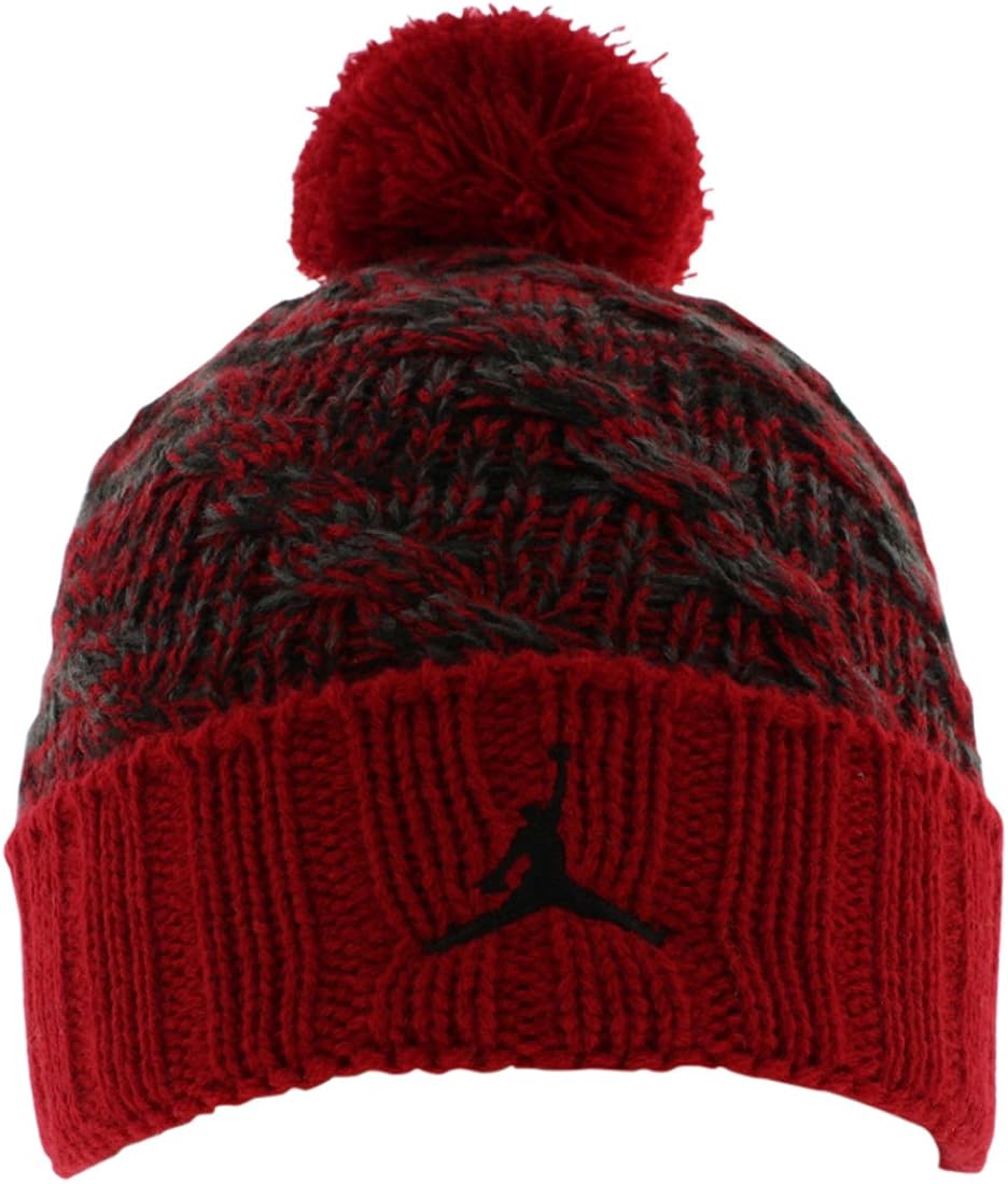 Nike Jordan Boys' Cable Beanie Gym/Red Size 8/20: Clothing