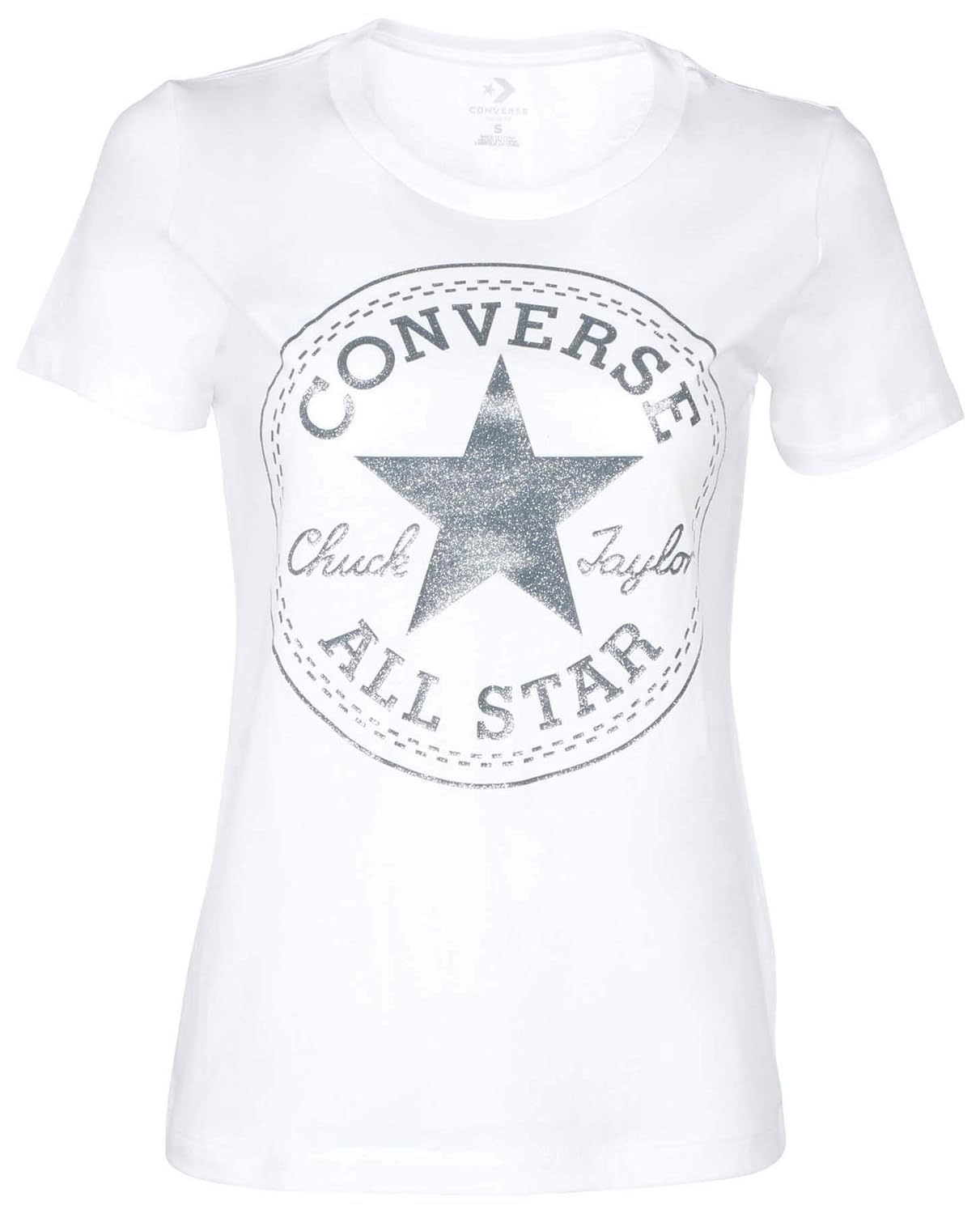 Converse Glitter Chuck Taylor Core Patch T Shirt 8237 Pilihax