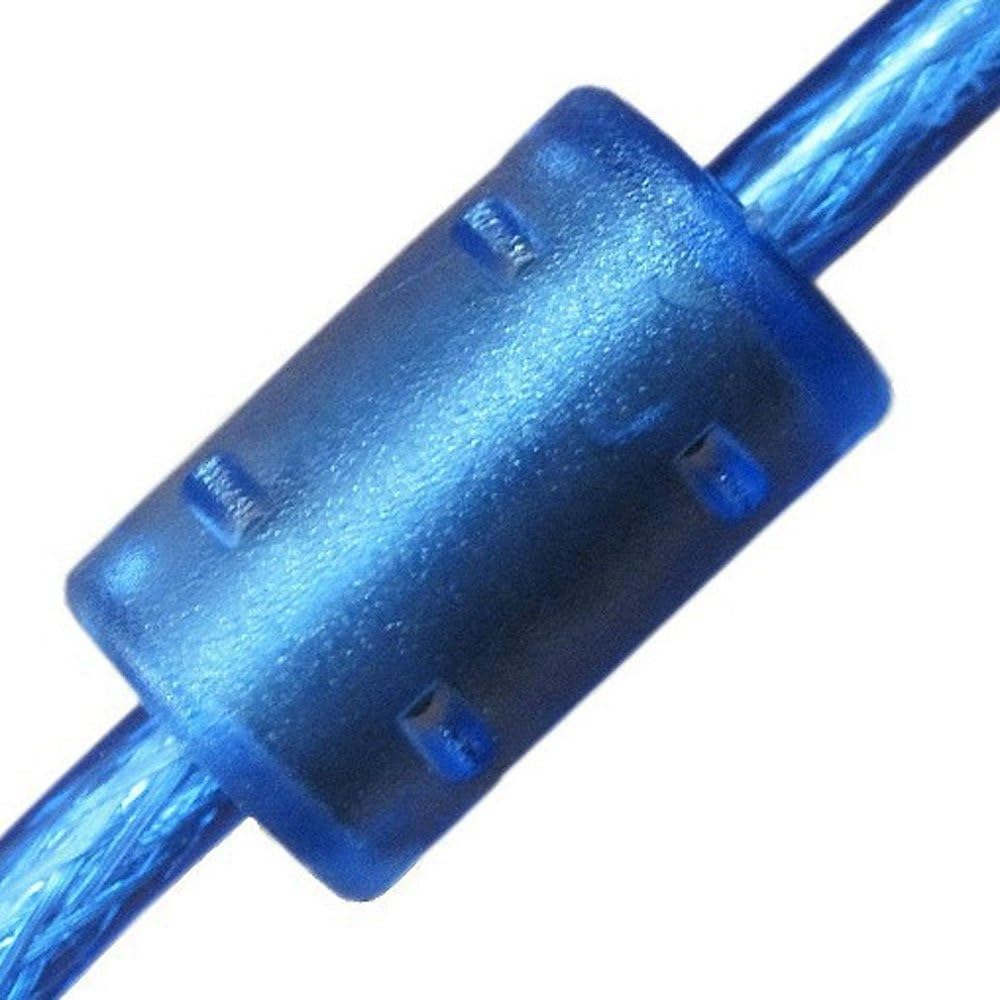 USB 2.0 A Male to A Male Cable Cord - 3M, Blue, 10 feet - Image 3