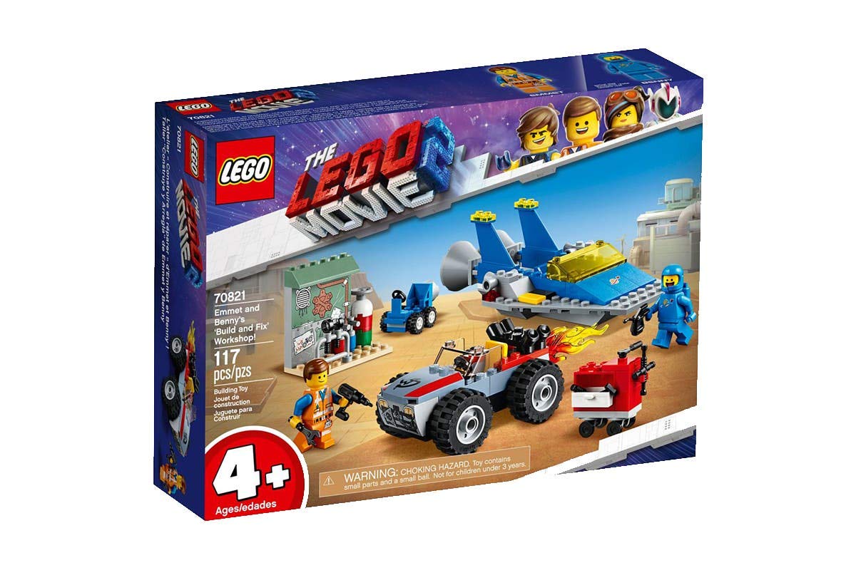 Movie LEGO The LEGO 2 Emmet and Benny’s ‘Build and Fix’ Workshop! 70821 Building Kit , New 2019 (117 Piece)