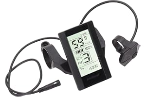 Electric Bikes LCD Display Meter, 24V 36V 48V 52V 800S LCD Display Controller for Electric Bikes Modification
