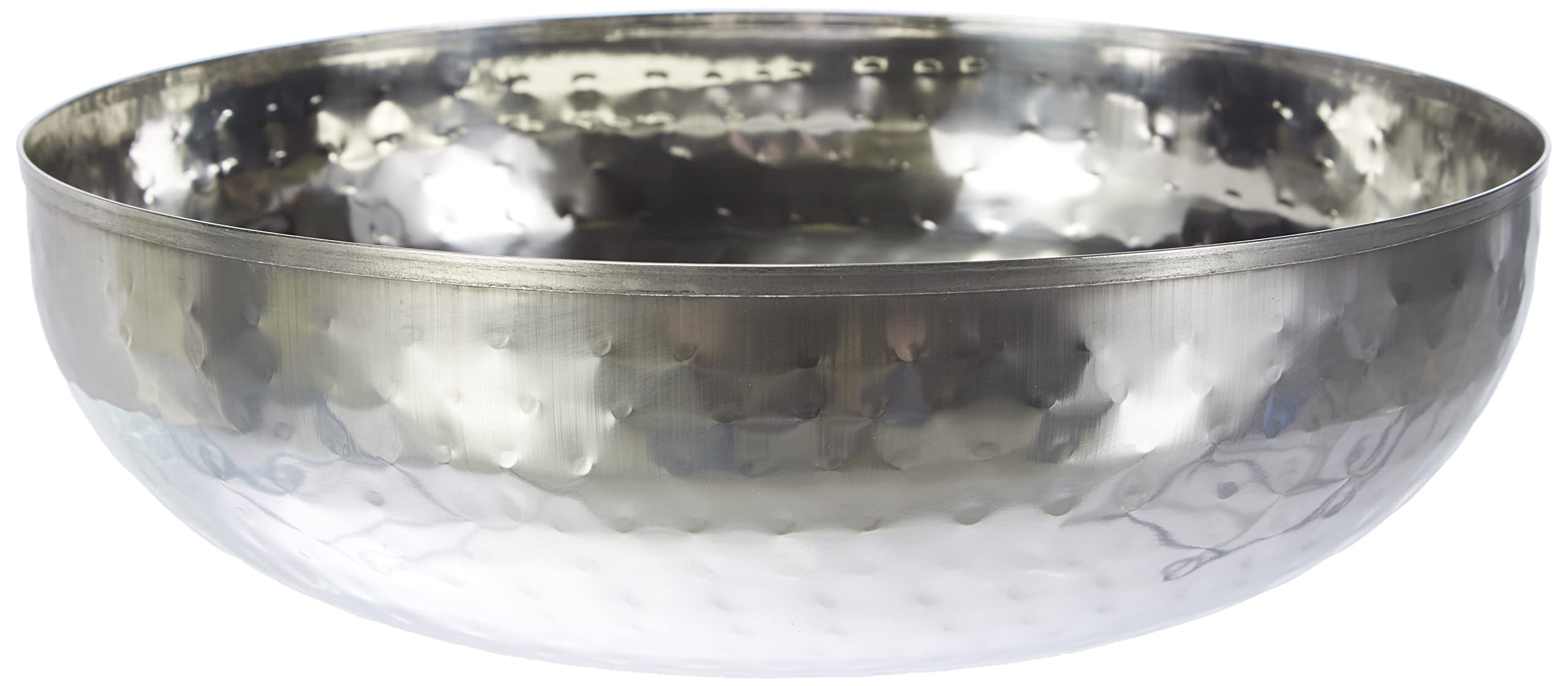 Equinox 511023 Salad Bowl Hammered Stainless Steel Diameter 25 cm