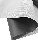 A-Express Grained Faux Leather Fabric 0.8mm Waterproof Dark Grey 50cmx140cm view 4