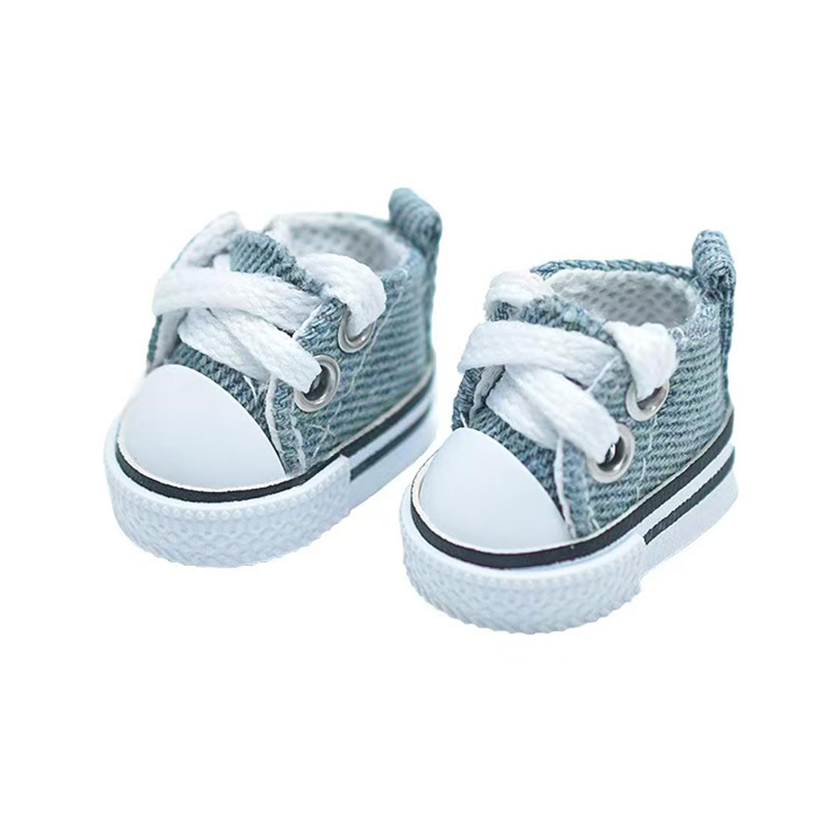 Mini Doll Shoes, 1 Pair Cute Lace Up Canvas