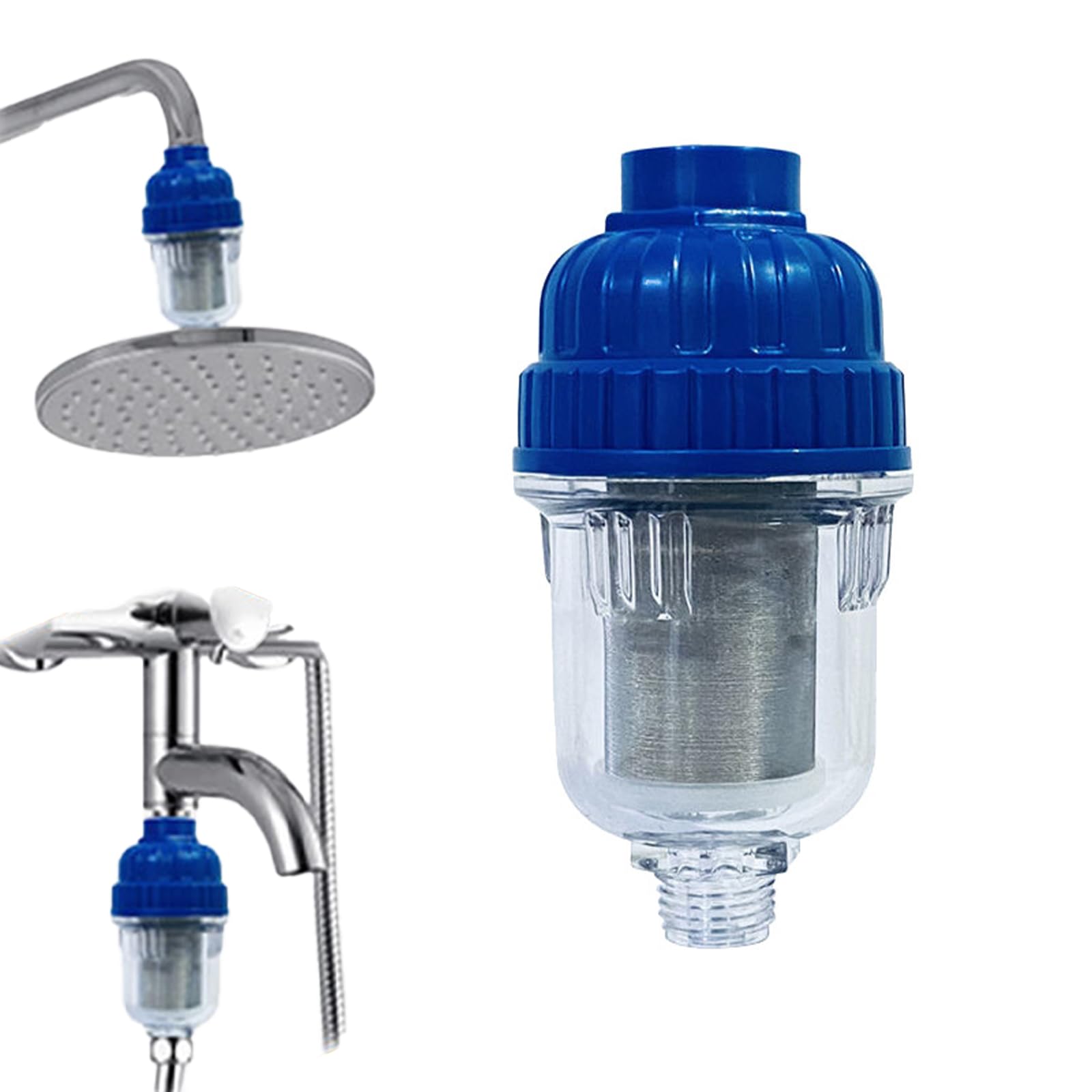 Hard Water Shower Filters, Showerhead Filters for Filtering Sediment and Other Impurities, High Output Household Tap Water Purifiers for Kitchen/Washing Machine/Bathrooms, Shower Water Filter Softener
