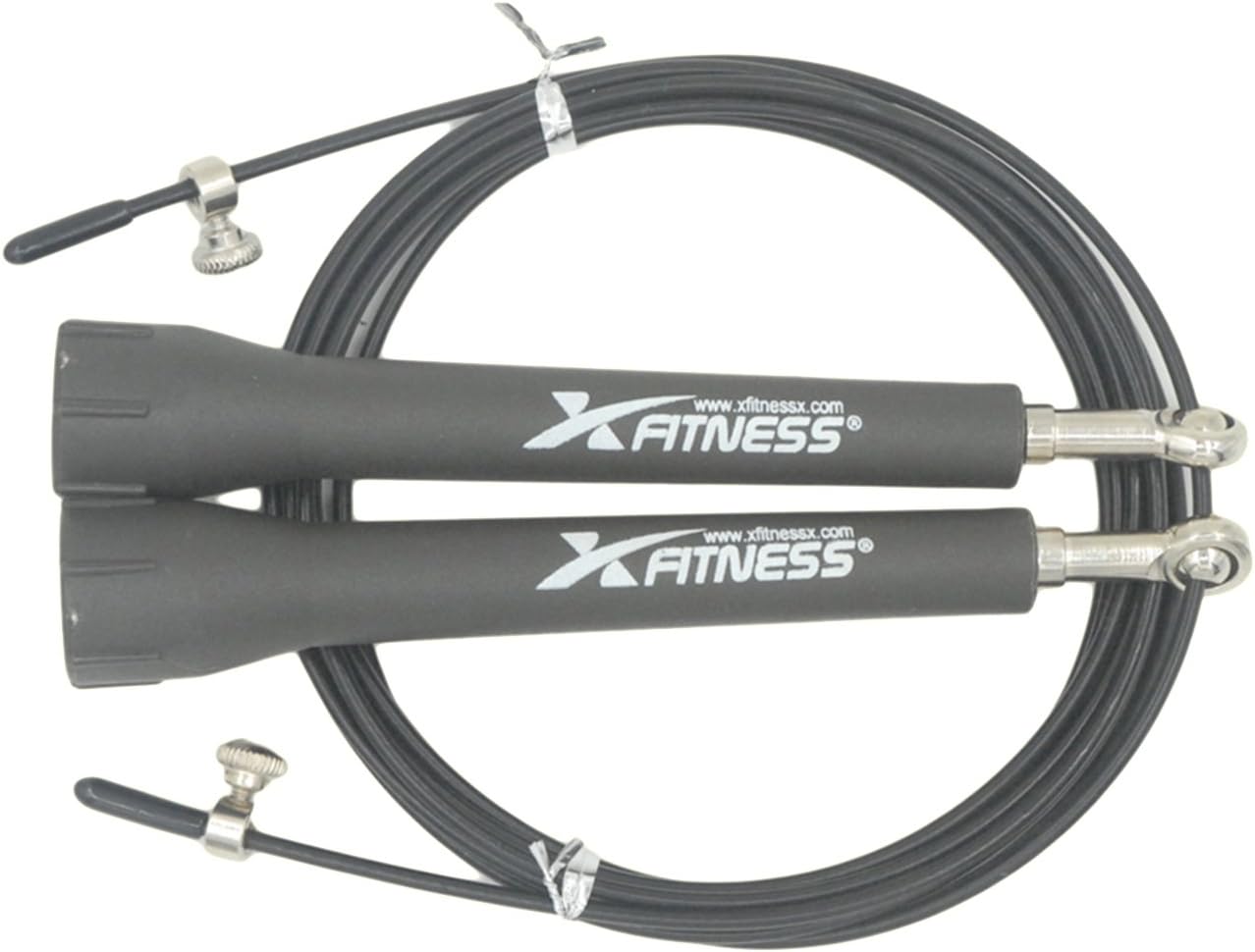 xFitness Speed Wire Jump Rope | 10 Feet Fully Adjustable Premium Fast Speed Wire Cable | 10 Colors | Best for Cross Training, Double Under, MMA, Skipping, Boxing