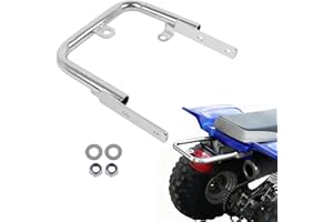 KKZOL Rear Grab Bar Compatible with Yamaha Blaster200 YFS200 1988-2006 ATV Rear Grab Bar Bumper(Chrome)