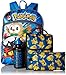 Pokemon Boys' 5 in 1 Backpack, Yellow