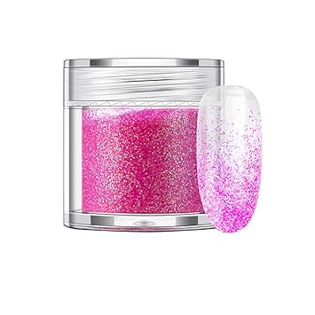 Iridescent Nail Polish Amazon amazon com chartsea 10g glitter holographic iridescent nail art wine glass crafts decorating d beauty