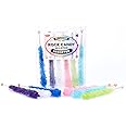 Extra Large Rock Candy Sticks: 6 Assorted Espeez Rock Candy Sticks, Candy Buffet, Swizzle Sticks - Bulk candy for Birthdays, Weddings, Reception Candy, Decorations, Bridal and Baby Showers