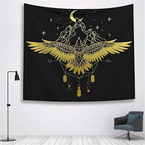 mmzki Sun Moon Tapestry Decoraciones para el hogar Colgantes de ...