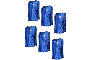 Scrimmage Training Vests With Canadian Canada Maple Flag,Team Practice Jersey Pinny For Sports Football Hockey Basketball