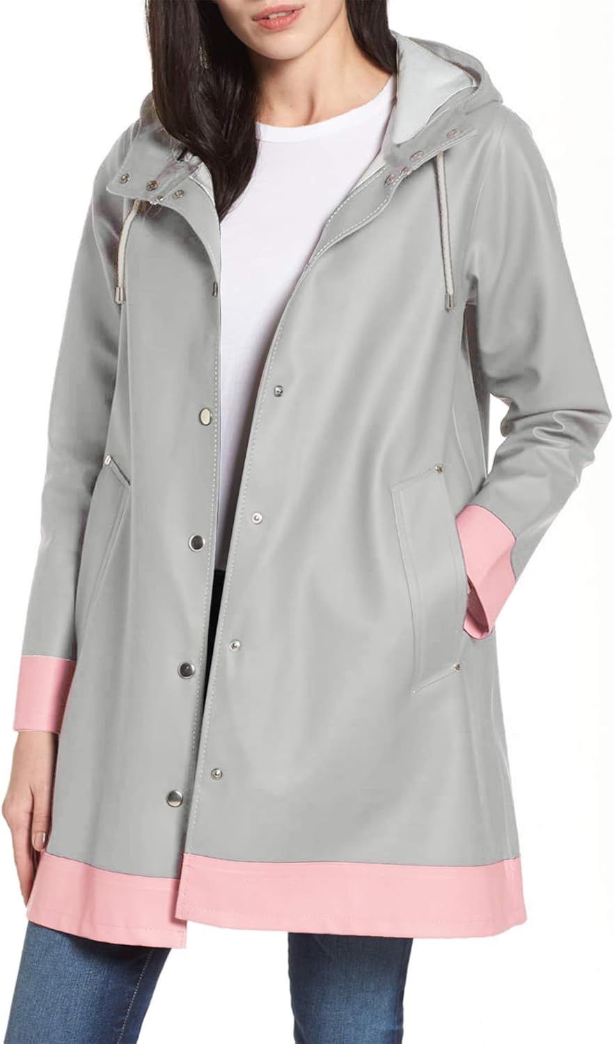 lightweight raincoat with hood