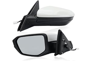 MOFOAP Driver Side Mirror Compatible With 2016 2017 2018 2019 2020 2021 Honda Civic Coupe Sedan Hatchback,Mirror with Power Glass,Non-Heated,Manual Folding