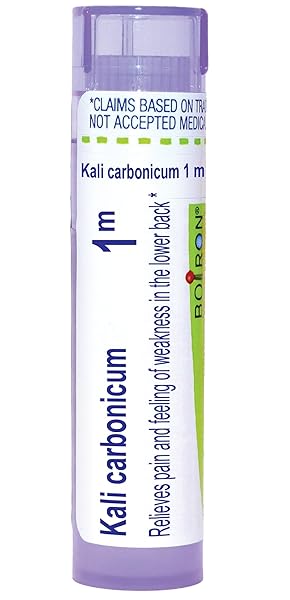 BOIRON KALI CARBONICUM 1M FOR PAIN & WEAKNESS IN THE LOWER BACK – 80 PELLETS