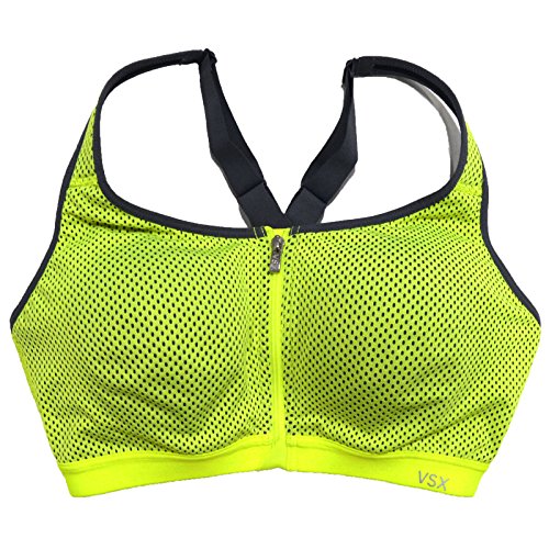 Victoria's Secret Knockout Front Close Sports Bra (34D, Neon Mesh)