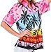 La Leela Ladies Hawaiian Shirt Tank Blouses Beach Top Casual Aloha Holiday Boyfriend
