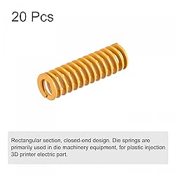 uxcell 3D Printer Die Spring, 10mm OD 35mm Long