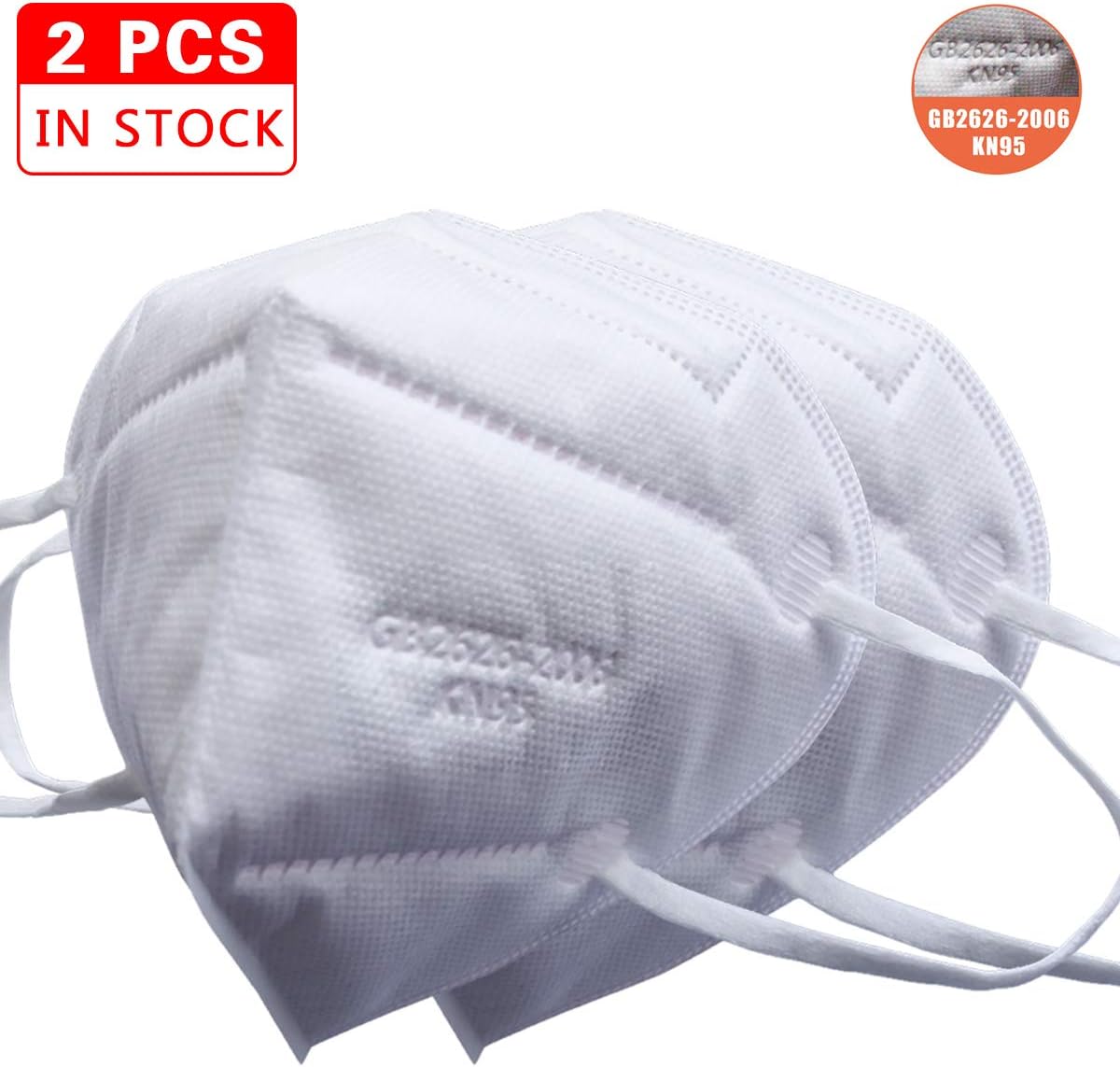 Lelestar Mask N95 KN95 Anti-Fog Headband Mask FFP2 FFP3 Mask Filter 95% Dust Mask Anti Pm2.5 Anti Bicycle Protective Mask,2pcs