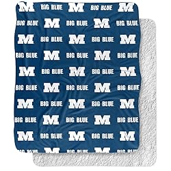 Millikin University Big Blues Logo Pattern Silky