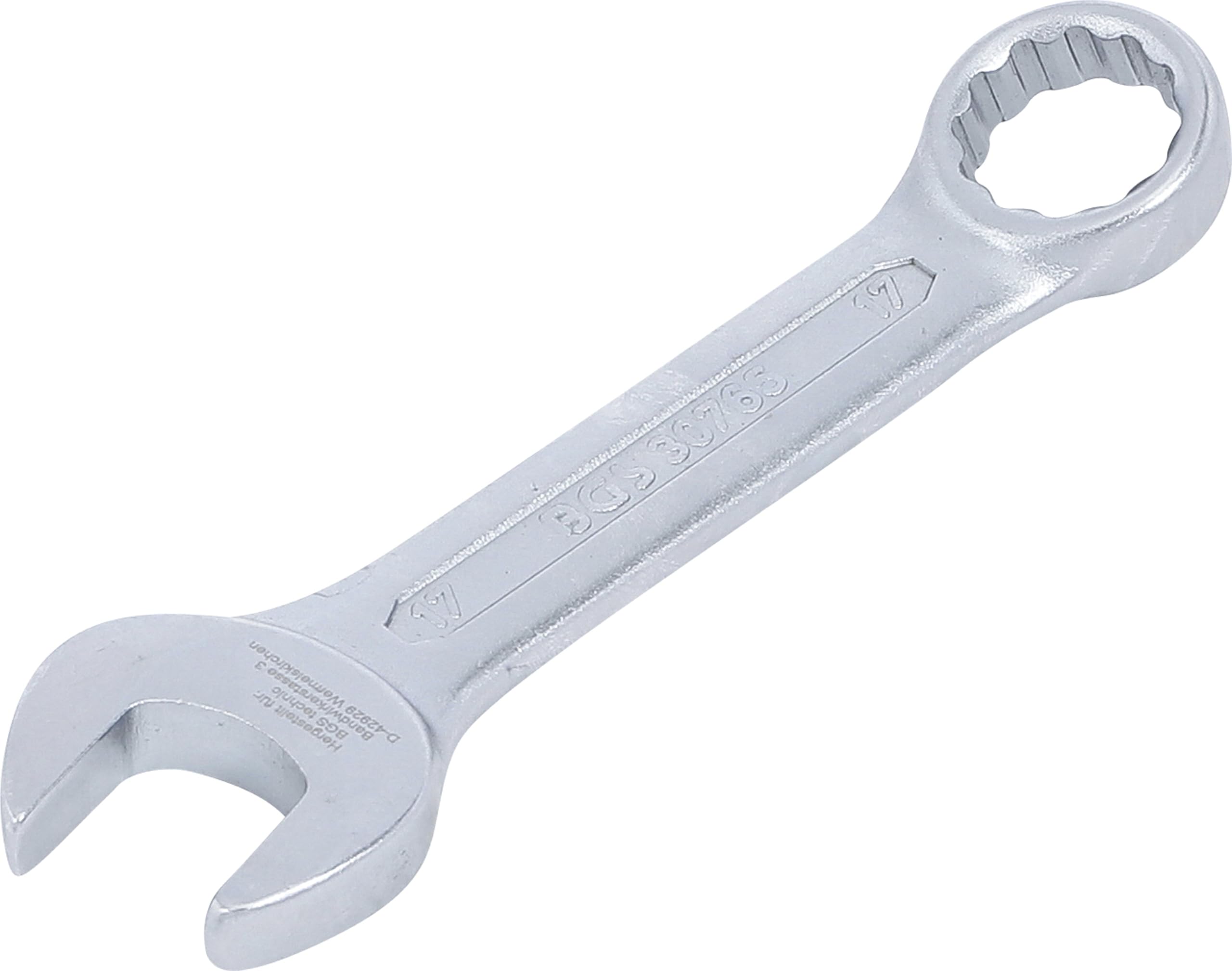 BGS 30765 | Combination Spanner | extra short | 17 mm