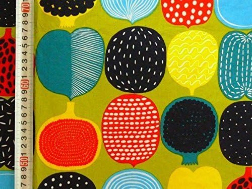 Amazon Marimekko マリメッコ 生地 約137 50cm Kompotti コンポッティ グリーン 布 生地 通販