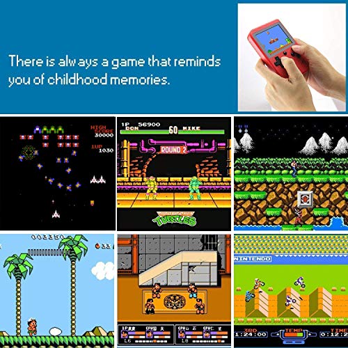 DigitCont Retro Game Console Mini Game Pocket Game Player with 500