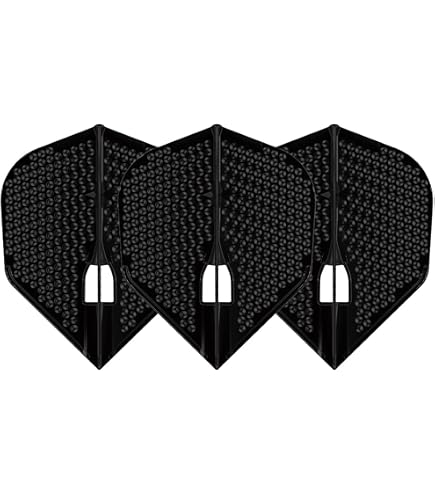 L-Style Flight Pro – Alette Per Freccette Champagne TwoTone, Standard L1, Colore Nero Con Dettagli