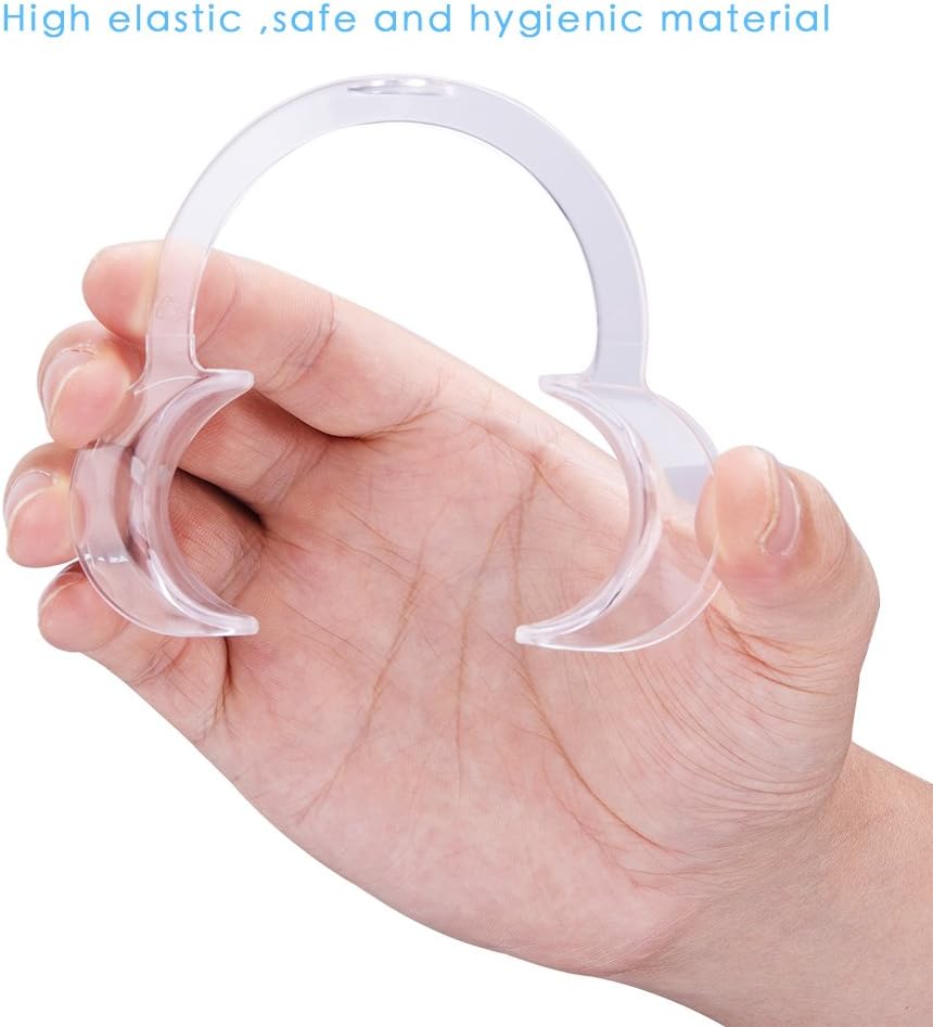 Vicloon Mouth Opener,12 Pcs Dental Mouth Opener,C-Shape Cheek Retractors,Mouthpieces Replacement Cheek Retractors for Open Mouth Game Dentistry,Teeth Whitening,Suitable for Adults and Kids - Image 4