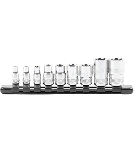 CTA Tools 9368 Pickup Truck Bed Bolt Socket Set – 8-teilig, Torx & Torx Plus, Inkl. T40-TP55 & EP24, Für Ford Ab 2017